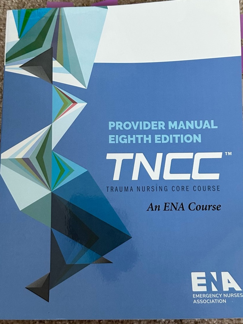 TNCC Provider Manual Notebook - Blue